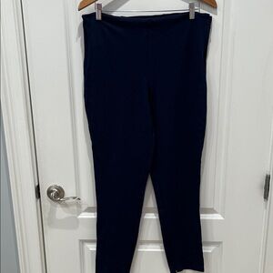Women's Navy Straight Leg Pants
